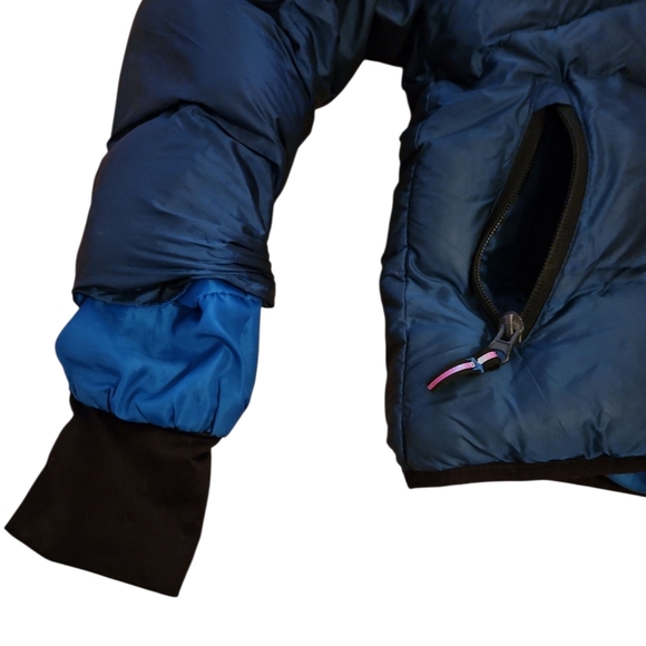 Champion Navy Reflective Puffer Coat, Size 4/5. - Picture 6 of 7